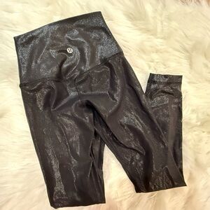 Lululemon Athletica Shimmering Black Leggings